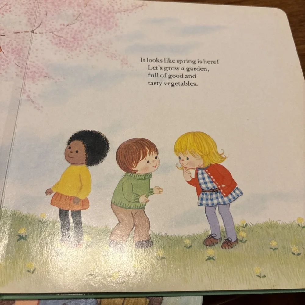 Lot of 3 Vintage 1970's  GYO FUJIKAWA Children's Board Books Eat, Garden, Play